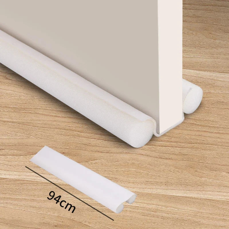 Flexible Door Draft Stopper - Thickened Under Door Seal Strip for Windproof Cold Protection and Gap Blocking