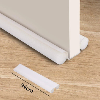 Flexible Door Draft Stopper - Thickened Under Door Seal Strip for Windproof Cold Protection and Gap Blocking