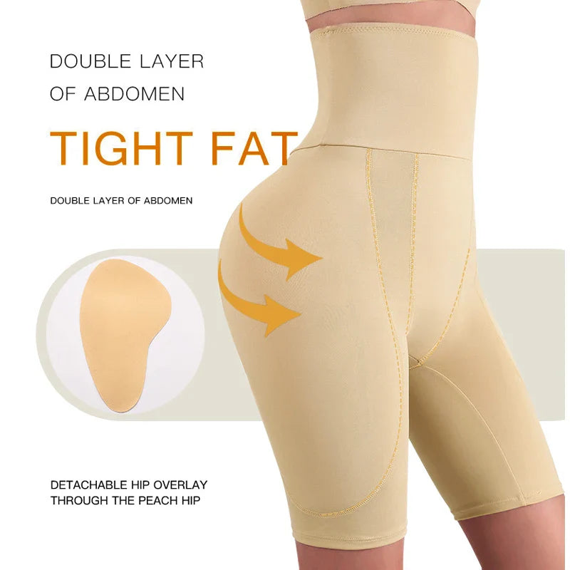 Women’s Butt Lifter Shapewear Shorts – Hip Enhancer Body Shaper with Waist & Belly Control