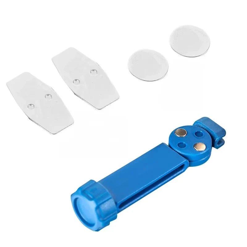 Durable Steel Bike Brake Pad Spreader Tool — 360° Rotatable Hydraulic Disc Caliper Piston Reset & Extension Tool