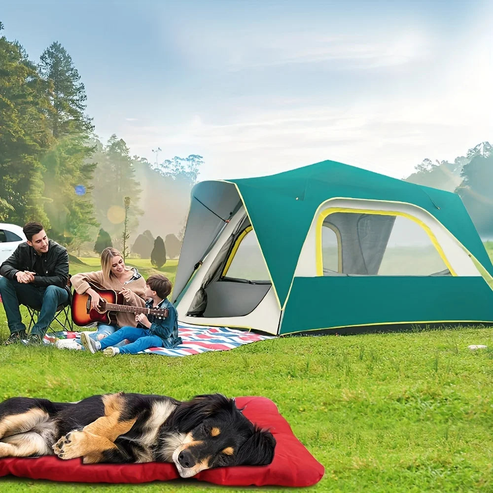 Waterproof Anti-Slip Pet Bed Cushion - Washable Outdoor Dog Mattress for Comfortable Pet Sleeping & Rest