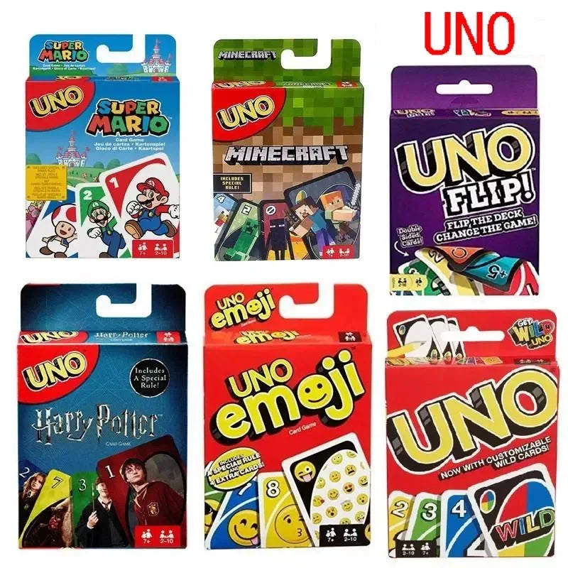 UNO Minecraft Card Game – 54 Styles Solitaire & Multiplayer Puzzle for Parent-Child Fun and Entertainment
