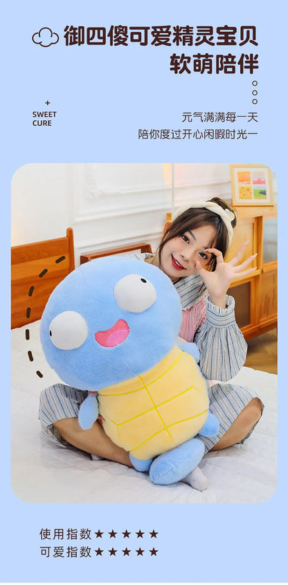 23cm Cute Pokemon Plush Toys — Pikachu, Charizard & Squirtle Soft Sleeping Pillow Dolls, Christmas Gift