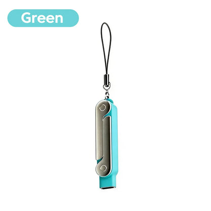 240W OTG Type-C Adapter – USB-C Male to Female Fast Charging & Data Transfer Converter with Foldable Holder Keychain Design
