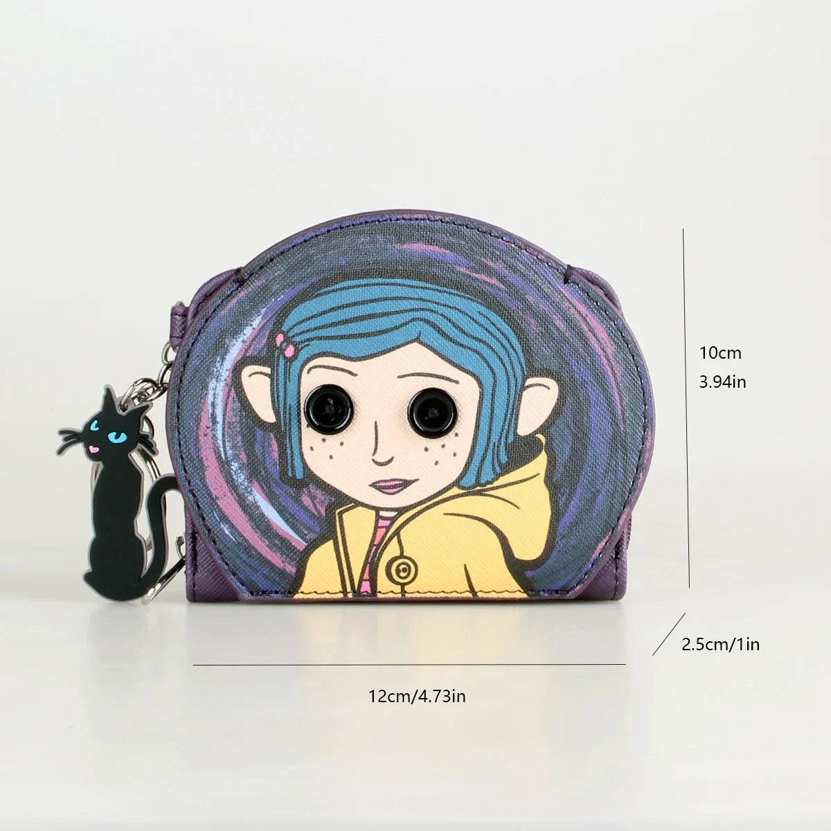 Caroline Sweet Cartoon Coin Purse — Cute Mini Wallet and Portable Card Holder for Daily Use