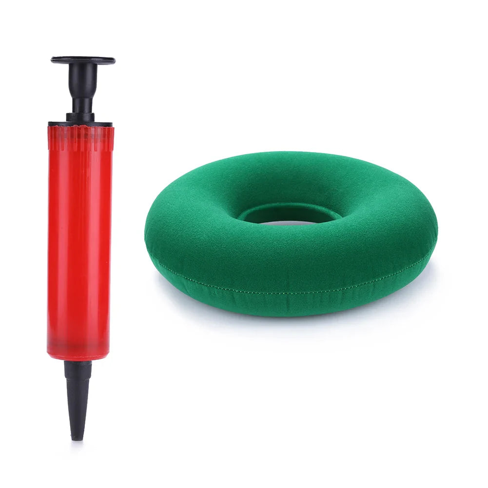 35cm Medical Donut Cushion – Hip Support & Tailbone Pain Relief Seat Pad for Hemorrhoids, Anti-Bedsore Pillow with Pump