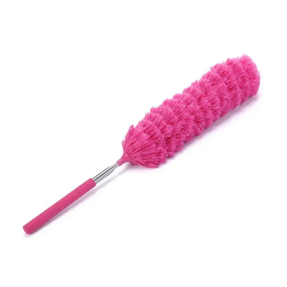 360° Electrostatic Dust Duster - Telescopic Flexible Microfiber Cleaning Brush with Stainless Steel Handle