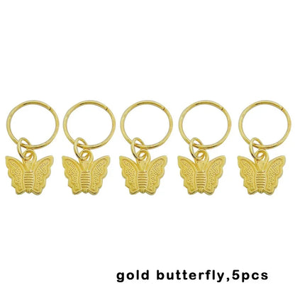 Mixed Color Hair Braid & Dreadlock Charms - Beads, Cuffs, Rings & Clips Set (5–50 Pieces)