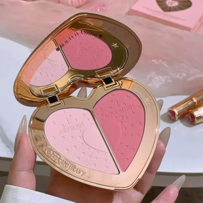 Charlotte Tilbury Makeup Set - Lip Balm Facial Setting Powder Liquid Foundation & Moisturizing Setting Spray Cosmetics