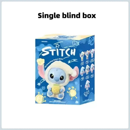 Stitch "Eat Something Before Sleep" Series Vinyl Blind Box – Kawaii Plush Doll Pendant Ornament, Cute Surprise Gift