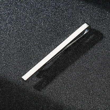 Men’s Fashion Tie Clip Pin - Metal Necktie Bar for Business, Wedding & Party Suit Accessories Gift