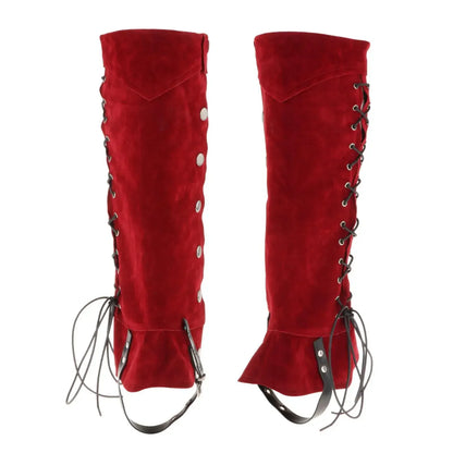Pirate & Knight Boot Covers – Medieval Costume Shoes Cover for Men, Steampunk & Cosplay Props