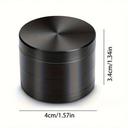 40mm 4-Layer Metal Herb Grinder – Spice & Tobacco Crusher Shredder for Smoking Accessories