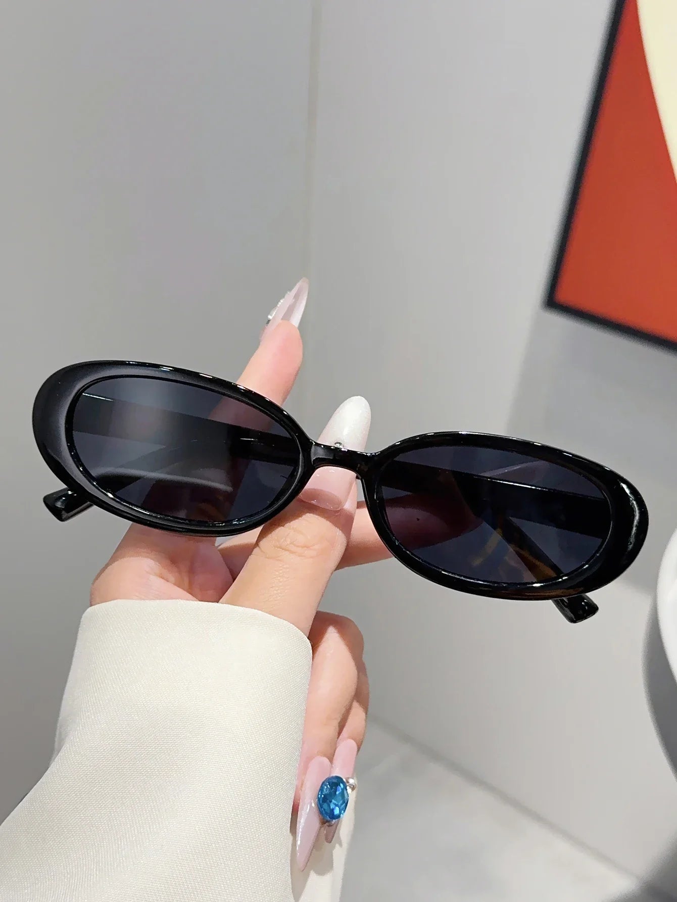 Fashionable Mixed Glasses Set - Chic Black & Tortoiseshell Oval Eyewear for Women Daily Wear