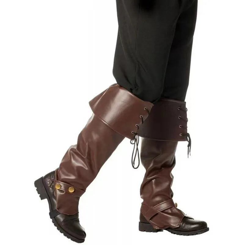Medieval Viking Gothic Cosplay Shoes – Renaissance Warrior Knight Costume Footwear for Men & Women, Halloween & Carnival Party