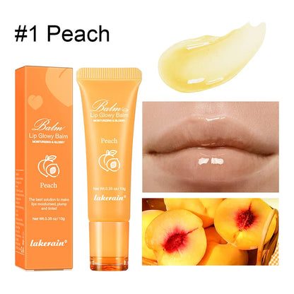 Moisturizing Lip Glow Balm - Hydrating Liquid Lip Gel Mask for Smooth Plump Lips, Dead Skin Removal & Lip Line Care 10g