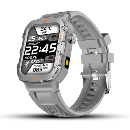 LAXASFIT Men’s Sports Smart Watch – 1.71" Screen, Blood Oxygen, Bluetooth Call, LED Flashlight, Multi-Sport Outdoor Watch