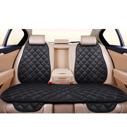 Universal Winter Warm Car Seat Cover Protector Set – 3-Piece Rear Seat Cushion Auto Interior Protection for Cars, SUVs & Vans