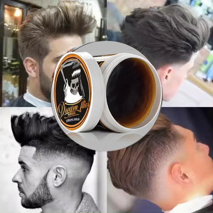 Vintage Hair Pomade for Men - Strong Hold, Classic Shine & Slick Back Styling
