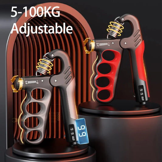 Adjustable Hand Grip Strengthener - 5-150KG Wrist Expander for Gym Training, Muscle Recovery & Hand Exercise Fitness