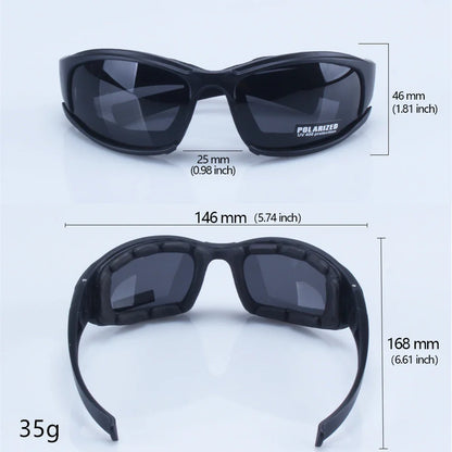 X7 Military Polarized Sunglasses – Bulletproof Airsoft Shooting Goggles for Men, Smoke Lens Cycling Glasses