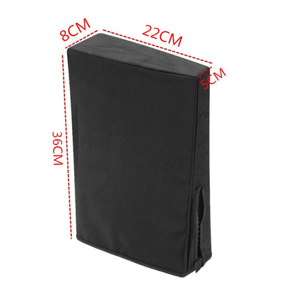 Vertical/Horizontal Dust Cover for PS5 Slim Console – Anti-Scratch Waterproof Protective Sleeve, Removable 1680D Oxford