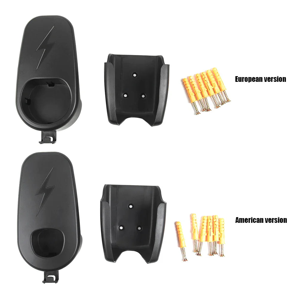 Vehicle Charger Control Holder with Chassis Bracket - Wall Stand for Tesla Model 3/Y, Charger Cable Organizer