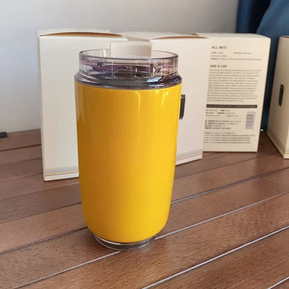 Vacuum Insulated 240ml Car Travel Coffee Cup – Double Wall Thermos Bottle for Hot & Cold Temperature Retention