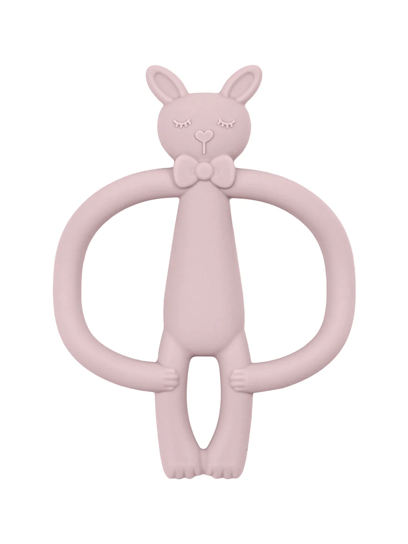 Silicone Baby Rabbit Teether Toy - Cartoon Nursing Chew Toy for Newborns Infants Teething Relief Gift