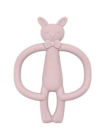 Silicone Baby Rabbit Teether Toy - Cartoon Nursing Chew Toy for Newborns Infants Teething Relief Gift
