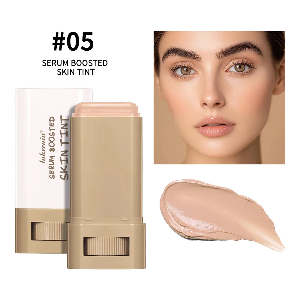 Waterproof Skin Tint Stick – Nourishing Tinted Foundation & Contour Balm for Face Makeup