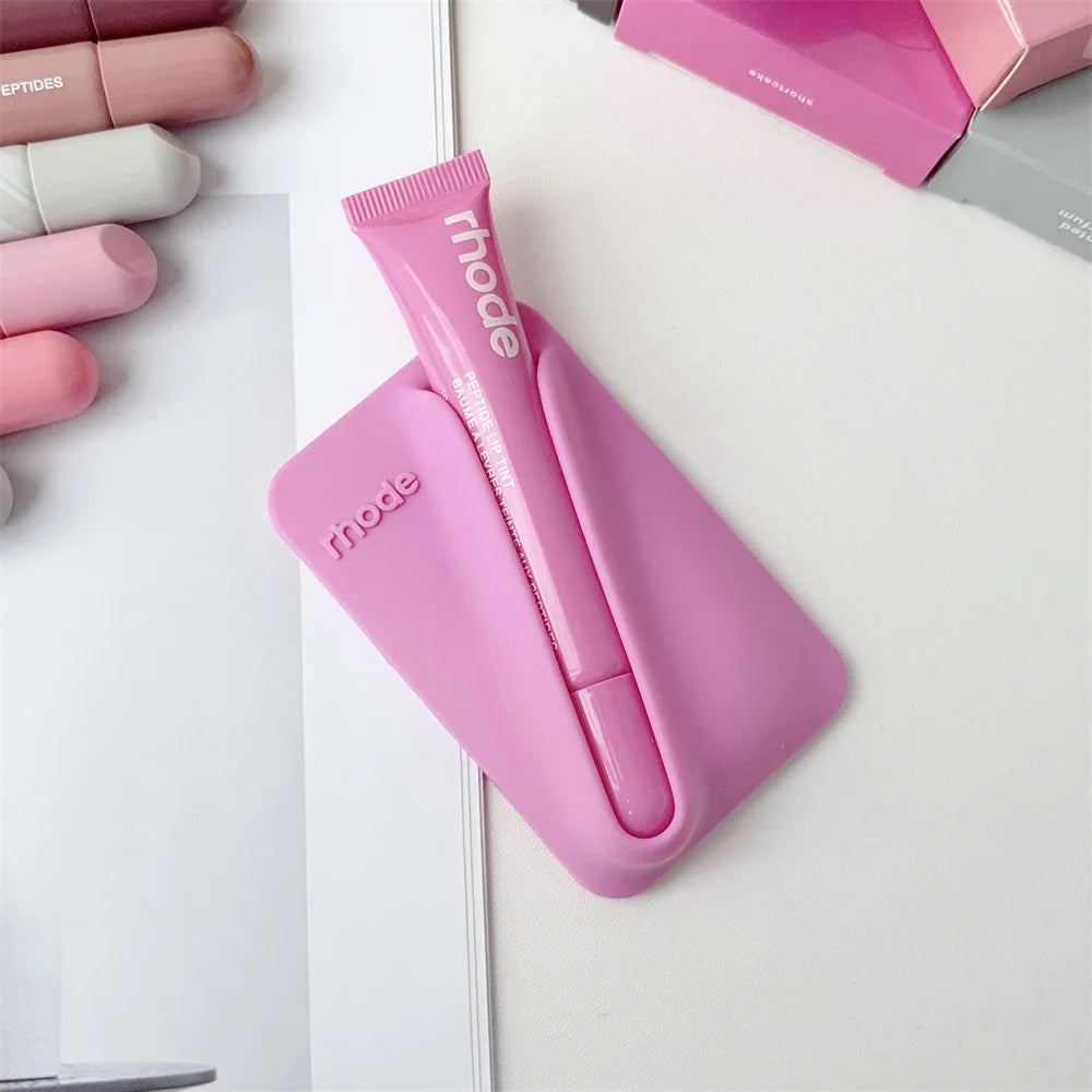 Rhode Long-Lasting Lip Gloss Holder - Magnetic Snap-On Lipstick Case for MagSafe Phone Clips