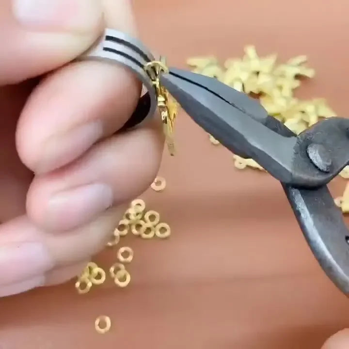 Jump Ring Opener Tool - 17/18/19mm Finger Ring Opening & Closing Tool for DIY Jewelry Making