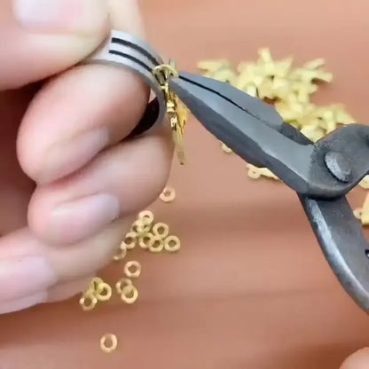 Jump Ring Opener Tool - 17/18/19mm Finger Ring Opening & Closing Tool for DIY Jewelry Making