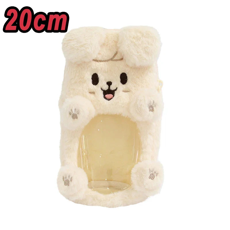 310style Skzoo Plush Pencil Case – Kawaii Kpop Stray Wolf Stuffed Animal Toy, Cartoon Plush Doll for Kids Gift