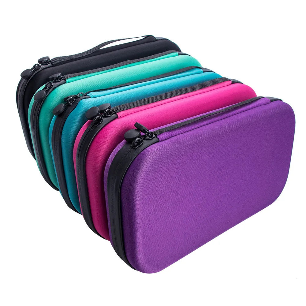 Portable Stethoscope Storage Case - EVA Travel Organizer with Mesh Pocket for Medical Tools, Hard Drive & Accessories