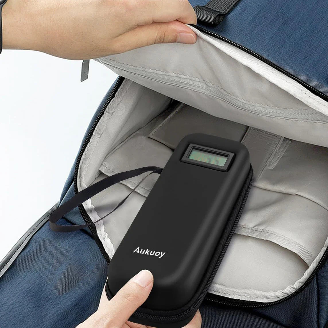 Insulin Cooler Travel Case with Thermometer – Refrigerated Medicine Organizer Bag for Diabetic Medication