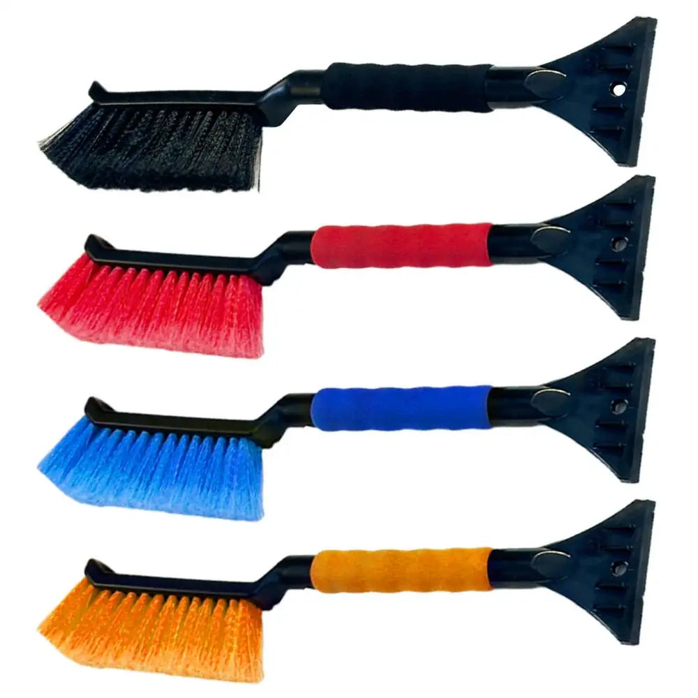 2-in-1 Car Snow Brush & Ice Scraper – Ergonomic Foam Grip for SUV & Car Windows