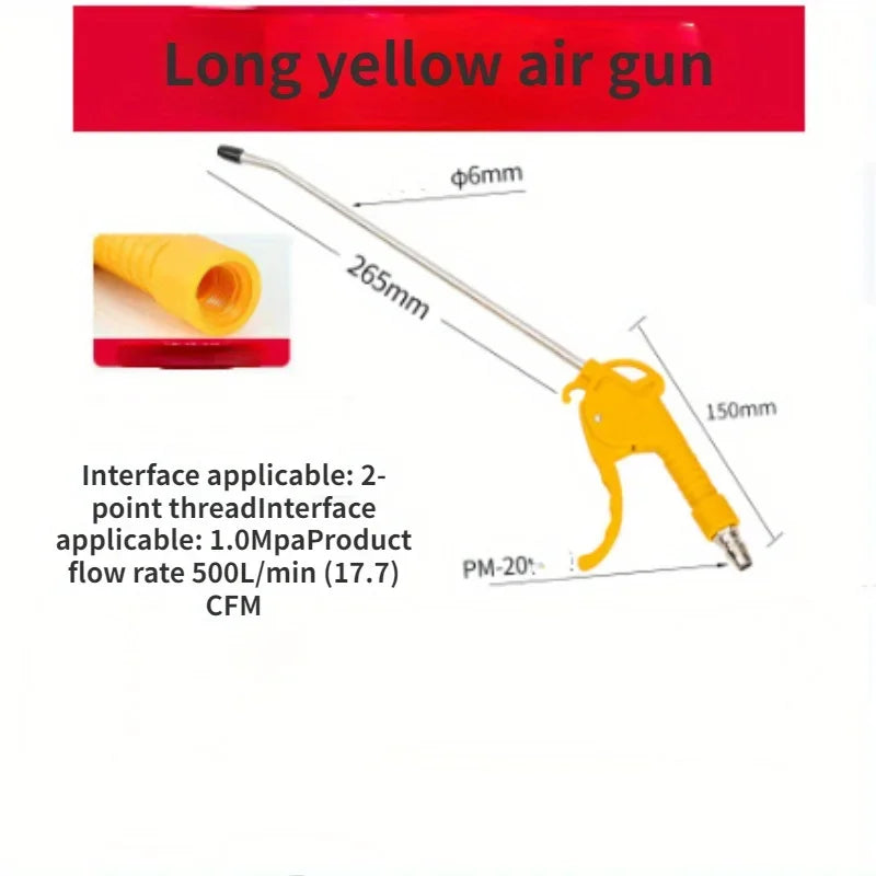 High-Pressure Air Dust Collector - Pneumatic Tool & Air Compressor Cleaning Accessory