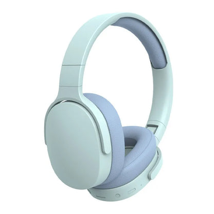 #P2961 Wireless Bluetooth 5.3 Headphones – Over-Ear HiFi Stereo Sports Earphones with TF/AUX Music Player & HD Mic