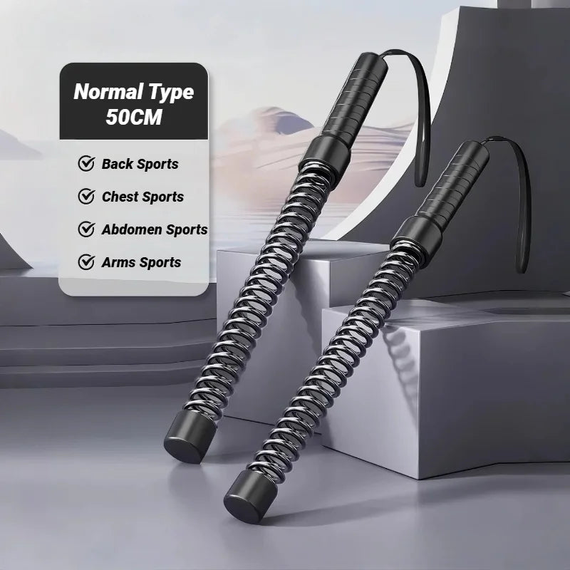 Ergonomic Strength Training Bar – Stainless Steel Biceps & Triceps Muscle Expander