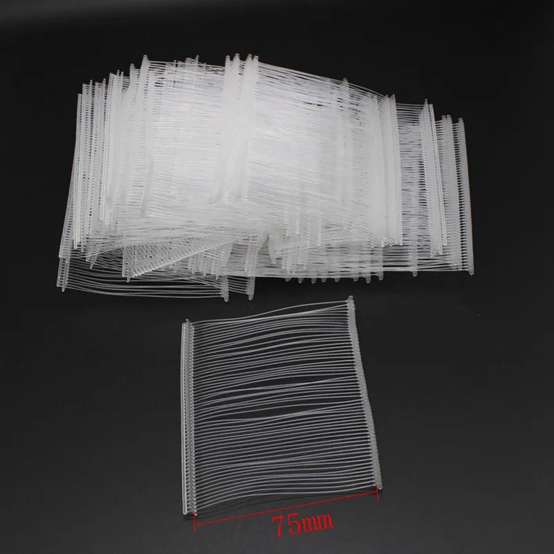 1000pcs Tagging Gun Barbs — 10/15/20/35/50/75mm Plastic Fasteners