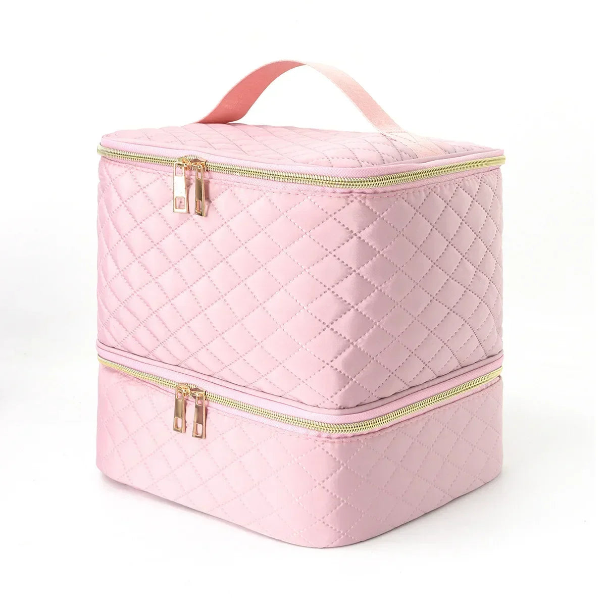 Nail Polish & Essential Oil Storage Bag – Portable Double-Layer Cosmetic Organizer with 30 Compartments