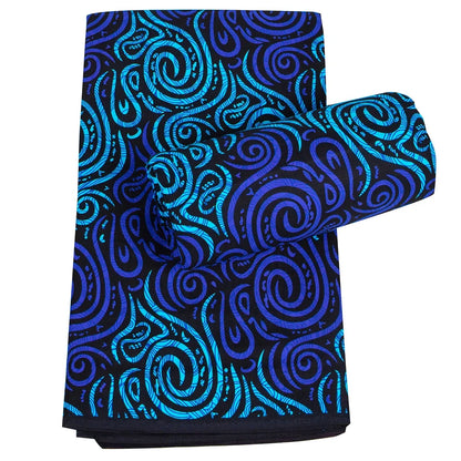 Bintarealwax African Ankara Fabric - 3/6 Yards Polyester Sewing Material for Dresses & DIY Handcrafts FP6623