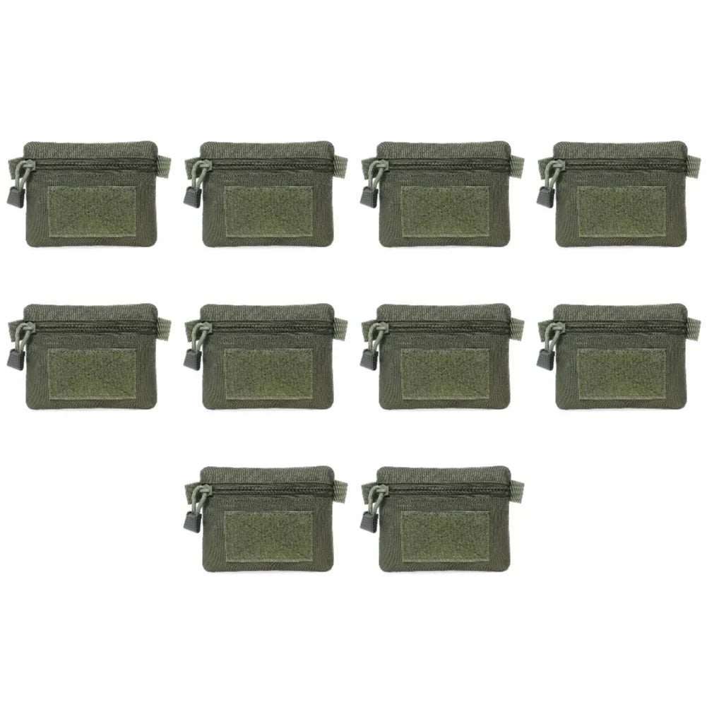 Outdoor Waterproof EDC Molle Wallet — Portable Travel Zipper Waist Pouch for Camping, Hiking & Hunting