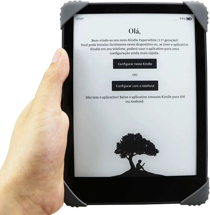 Kindle Security Hand Strap - Silicone Finger Grip Holder for 6–7 Inch Kindle E-Readers & Paperwhite Models