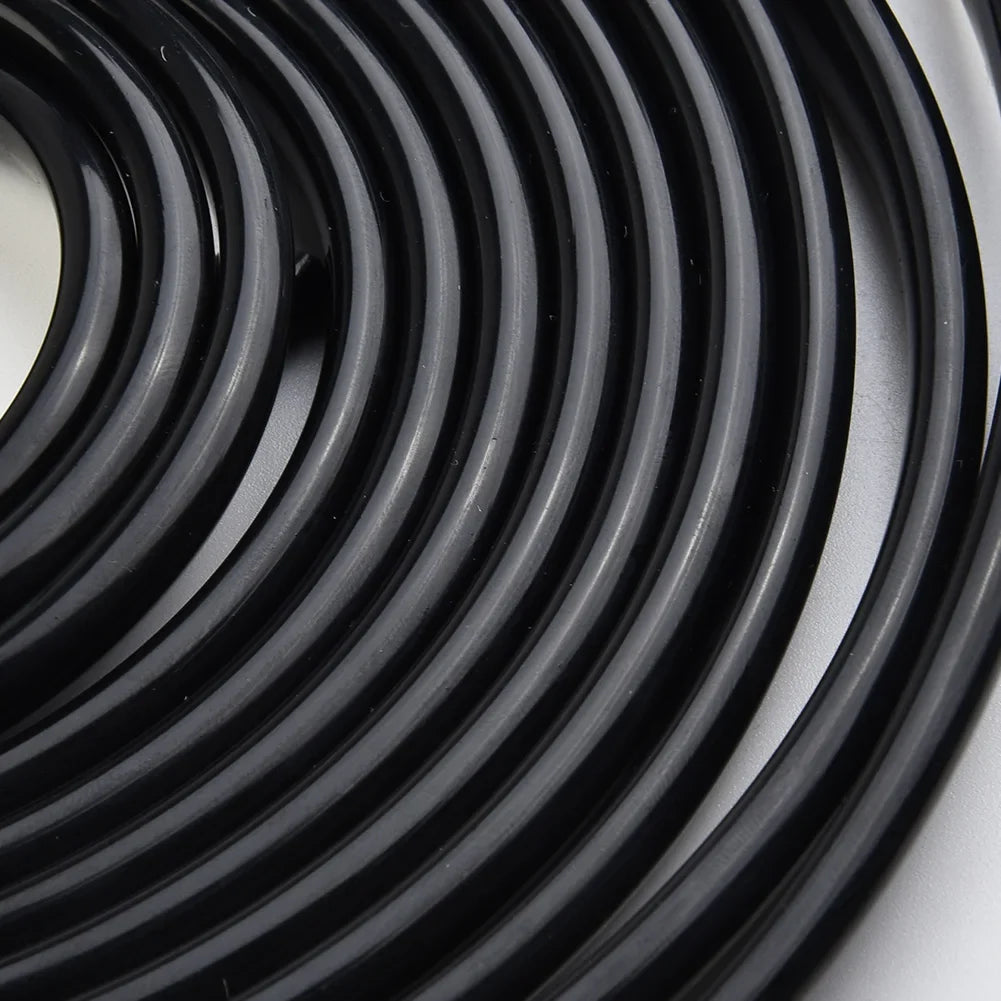 5M Car Door Edge Protector Strip - U-Shape Rubber Guard Seal Trim 11mm x 5mm