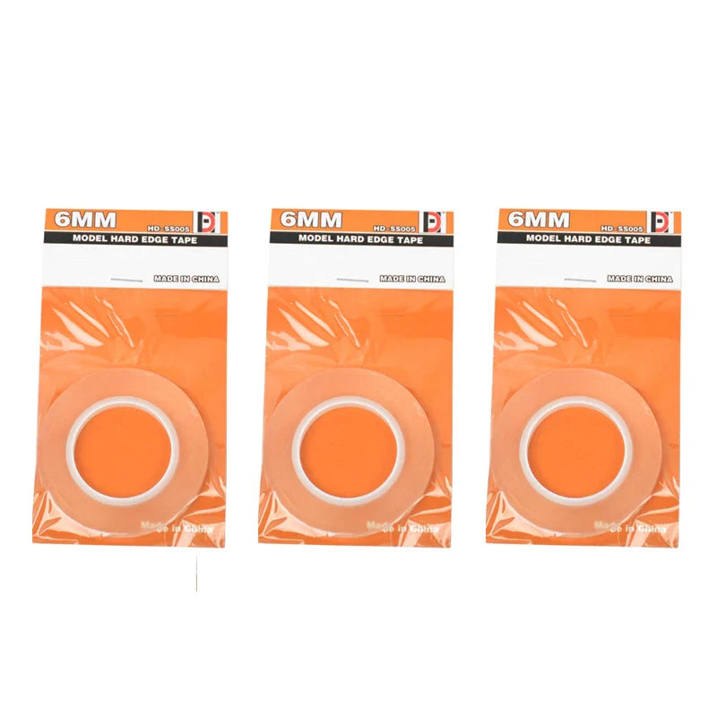 3/6mm Model Scribing Guide Tape – Hard Edge Push Line for Cutting Tools, Hobby & DIY Kit Accessories