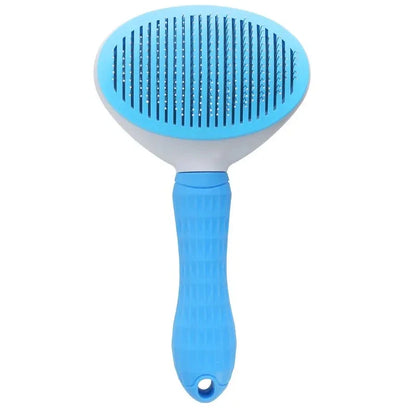 Pet Cat & Dog Hair Brush – Stainless Steel Grooming Comb for Long Hair Pets, Dog Cleaning & Care Accessories