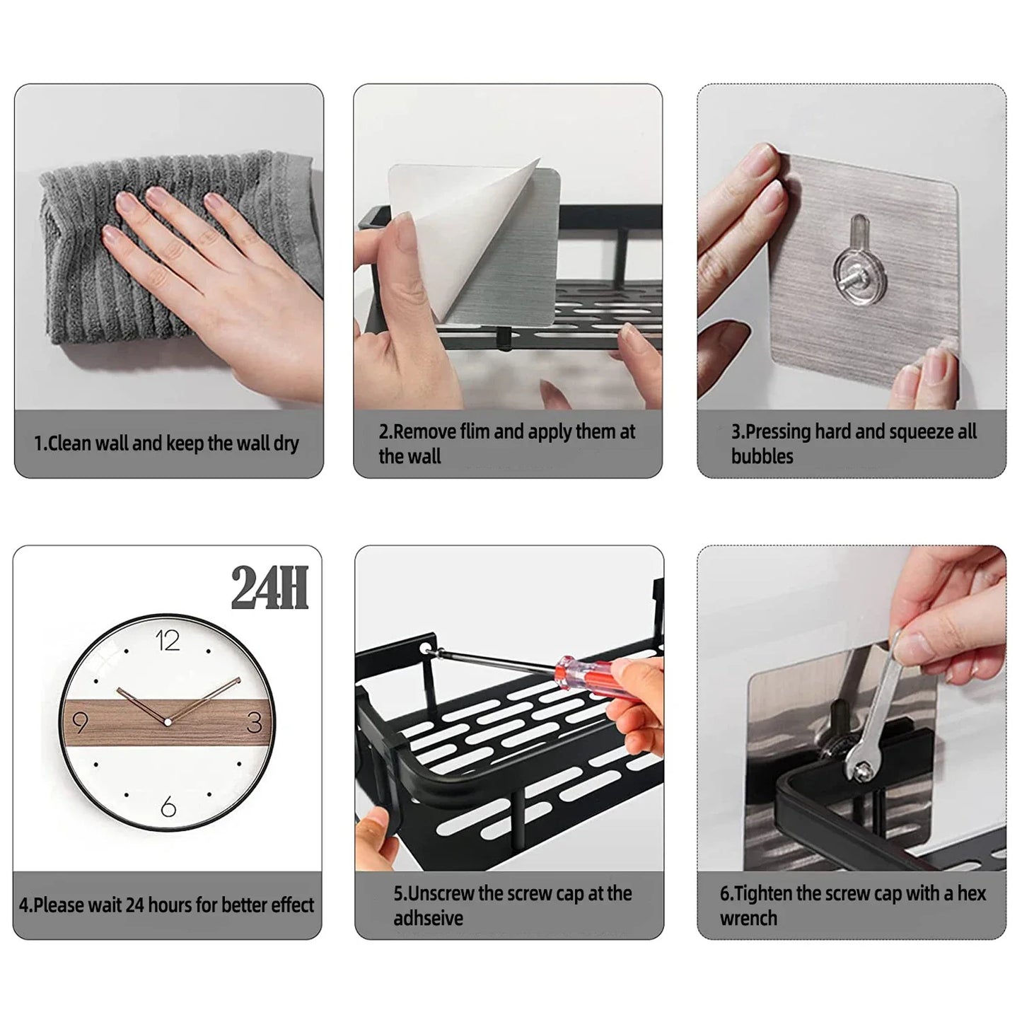 Space-Saving Aluminum Shower Corner Shelf: No-Nail Bathroom Organizer for Shampoo & Accessories